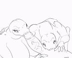  animated anthro big_penis deep_throat double_fellatio double_oral fellatio female first_person_view genitals male male/female male_pov multi_genitalia multi_penis oral penile penis reptile scalie sex skwmt4 snake 