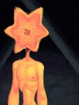  ambiguous_gender clothed clothing detailed_background dreamscreep glistening glistening_nipples hi_res monster nipples nude orange_body red_nipples ribs skinny solo topless unusual_anatomy vision_(dreamscreep) 