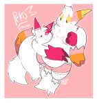  bulge chub_(disambiguation) clothing couple_(disambiguation) embrace felid feline generation_3_pokemon hi_res hug invalid_tag lazy mammal nintendo overweight pokemon pokemon_(species) underwear zangoose 