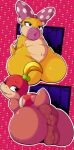  accessory anthro anus big_pussy bow_(feature) bow_accessory bow_ribbon butt centered_hair_bow digital_media_(artwork) duo female female/female genitals hair_accessory hair_bow hair_ribbon hi_res hyper hyper_genitalia hyper_pussy koopa koopaling lips mario_bros nintendo nude pittory pom_pom_(mario) pussy reptile ribbons scalie shell thick_lips thick_thighs wendy_o._koopa wide_hips 
