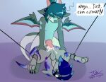  anthro dragon duo hi_res male meme no_nut_november prate-dragon pratelen_(prate) reptile rope scalie snake 