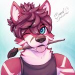  artist bastionshadowpaw brush canid canine canis domestic_dog hi_res icon invalid_tag male mammal ollie paintbrush 