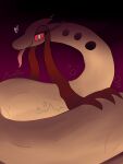  &lt;3 bedroom_eyes digestion female feral generation_3_pokemon hi_res milotic narrowed_eyes nintendo pokemon pokemon_(species) reptile scalie sea_serpent seductive skarru snake solo tongue vivian_makara vore 