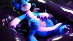  16:9 4k absurd_res after_transformation animate_inanimate anthro blue_body bulge_rubbing chastity_device collar demonsoulz dragon hi_res inflatable krokett latex latex_transformation living_inflatable lock_symbol male null_bulge pool_toy pooltoy_transformation rubber solo widescreen 