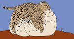  baby_mobile blobby cheetah degen_gulch fat_cheeks fat_female fat_rolls felid feline female feral mammal obese overweight tail 
