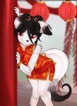  anthro asian_clothing chinese_clothing chinese_new_year clothing east_asian_clothing female happy hi_res looking_at_viewer siripim111 solo solo_focus 