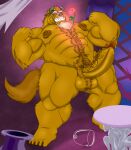  anthro backsack balls beast_(disney) beauty_and_the_beast blue_eyes brown_body brown_fur brown_hair disney erect_nipples erection eyebrows facial_hair fangs flower from_front_position fur gedesulobito genitals goatee grin hair hi_res horn inside male mammal mixureru monster muscular muscular_anthro muscular_arms muscular_male muscular_thighs nipples nude penis plant purple_wall raised_tail rose_(flower) showing_penis smile solo spread_legs spreading standing tail teeth thick_eyebrows thick_thighs window 
