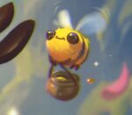  animal animal_focus bee blurry blurry_background bug cropped flying honeypot league_of_legends official_art smile solo wings 