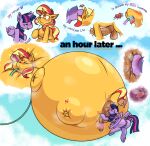  absurd_res air_inflation anal animal_genitalia animal_penis animal_pussy anus balls big_anus big_balls big_penis blonde_hair blush breath comic crossgender cutie_mark dialogue digital_media_(artwork) dock drakeinflates duo equestria_girls equid equine equine_genitalia equine_penis equine_pussy erection feathered_wings feathers female feral feral_on_feral friendship_is_magic ftg_crossgender fti_crossgender genitals glowing glowing_horn gynomorph gynomorph/female hair hasbro hi_res horn huge_anus hyper hyper_anus inflation intersex intersex/female magic magicjob mammal multicolored_hair my_little_pony oral orange_body penis puffed_cheeks puffy_anus purple_body purple_feathers purple_hair purple_tail pussy red_hair red_tail rimming sex sunset_shimmer_(eg) tail tongue tongue_out tube twilight_sparkle_(mlp) two_tone_hair two_tone_tail unicorn winged_unicorn wings yellow_tail 