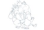  anthro balls big_dom_small_sub big_muscles big_penis c3b4 dominant dragon duo ear_piercing ear_ring eastern_dragon face_lick forced fur generation_1_pokemon gengar genitals handjob hi_res holding_penis huge_muscles huge_penis licking male male/male multi_genitalia multi_penis muscular muscular_anthro muscular_male nai_(c3b4) nintendo penile penis penis_milking piercing pokemon pokemon_(species) ring_piercing sex simple_background size_difference tongue tongue_out white_body white_fur zheng_(c3b4) 