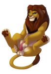  alpha_channel animal_genitalia balls disney erection fan_character felid feline feral genitals hailberry hi_res lion looking_at_viewer male mammal pantherine paws penis seductive solo the_lion_king zilvus 