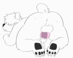  5:4 all_fours animated anthro anus bear bodily_fluids breath claws cum cum_pool fist fluffy genital_fluids male mammal milking_cum panting paws penetrable_sex_toy raised_tail sex_toy short_playtime sneaky_bear solo sweat sweatdrop tail tail_motion tailwag toe_claws yuckydizzy 