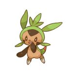  animal_focus brown_eyes chespin commentary_request dark_skin lowres no_humans open_mouth pokemon pokemon_(creature) simple_background solo tail teeth towa_(clonea) upper_teeth_only white_background 
