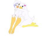  absurd_res aged_up alpha_channel anatid anseriform anthro avian big_breasts bird bludraconoid breasts disney duck ducktales ducktales_(2017) duo embrace feathers female female/female genitals hi_res hug intimate lena_(ducktales) lesbian_couple nipples non-mammal_breasts non-mammal_nipples nude pink_nipples pussy romantic romantic_couple side_boob tasteful_nudity webby_vanderquack white_body white_feathers wholesome 