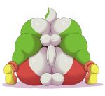  absurd_res anal anal_juice anus balls big_balls big_butt bodily_fluids butt clothing coffee_demon duo footwear from_front_position genitals green_yoshi hi_res huge_butt male male/male mario_bros mating_press nintendo penis red_yoshi sex shoes super_mario_bros_wonder yoshi 