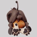  3d_(artwork) 5:6 absurd_res anthro balls beach big_penis bovid bovine brown_body brown_fur buru_(buruthebull) buruthebull canid canine digital_media_(artwork) disney duo felid fur genitals hi_res horn humanoid_genitalia humanoid_penis male male/male mammal muscular muscular_male nude pantherine penis seaside tail tiger tiger_dancer_(zootopia) valorlynz zootopia 