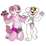  1:1 alpha_channel anthro briefs bully canid canine canis clothing domestic_dog duo hi_res humiliation male male/male mammal nerd size_difference tighty_whities underwear walter_the_mix wedgie white_briefs white_clothing white_underwear 