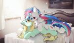  absurd_res ain_string_(oc) alternate_version_at_source blonde_hair blonde_mane blue_body blue_feathers blue_hair blue_mane blue_tail blush blush_lines cheek_tuft chest_tuft cutie_mark digital_media_(artwork) ear_tuft equid equine facial_tuft fan_character feathered_wings feathers female feral fluffy fur green_body green_fur hair hasbro hi_res horn leg_tuft lucent_starscape_(oc) male mammal mane multicolored_body multicolored_feathers multicolored_hair multicolored_mane multicolored_tail multicolored_wings my_little_pony pink_body pink_feathers pink_hair pink_mane pink_tail red_eyes smile swaybat tail tuft unicorn unicorn_horn white_body white_feathers white_fur winged_unicorn wings yellow_eyes yellow_tail 