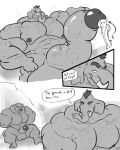  abs animal_genitalia anthro arms_tied attribute_theft balls bear big_balls big_muscles big_penis bound cock_vore comic duo elephant elephantid genitals growth hi_res huge_balls huge_muscles huge_penis hyper hyper_balls hyper_genitalia hyper_muscles hyper_pecs hyper_penis long_penis male male/male mammal mohawk muscle_growth muscle_size_difference muscular muscular_anthro penile penis proboscidean size_difference size_transformation text transformation uniparasite vein veiny_penis vore xythan_(character) 