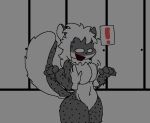  anthro breast_grab breasts changed_(video_game) duo felid female female_focus furry hand_on_breast humanoid leopard leopard_(changed) mammal pantherine snow_leopard surprise surprised_expression surprised_face tagme unknown_artist 