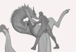  2023 ambiguous_penetration anthro backsack balls bestiality biped butt claws digital_media_(artwork) digitigrade discreet_user disney dragon duo eastern_dragon female female_on_human female_penetrated feral feral_penetrated genitals greyscale hi_res horn human human_on_feral human_penetrating human_penetrating_female human_penetrating_feral interspecies larger_female larger_feral lying male male/female male_on_feral male_penetrating male_penetrating_female mammal monochrome on_back pawpads paws penetration raya_and_the_last_dragon sex simple_background sisu_(ratld) size_difference smaller_human smaller_male spread_legs spreading toe_claws white_background 