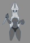  anthro big_ears bodily_fluids breasts canid canine canis clothed clothing costume crying digital_media_(artwork) drawpile female guide_lines halloween holidays jackal knife looking_at_viewer mammal nude panties sketch sketch_page solo synth_(disambiguation) tears the_dark_skull topless underwear 