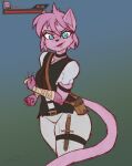  adventurer anthro clothing eldrit_mew_(zsword) female gameplay_mechanics generation_1_pokemon gui health_bar hi_res legendary_pokemon mew_(pokemon) nintendo pokemon pokemon_(species) solo sprrigs- ui 