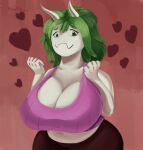  &lt;3 absurd_res anthro arthropod big_breasts breasts cleavage clothed clothing domestic_silk_moth female female_focus green_eyes green_hair hair hi_res huge_breasts huge_thighs hyper hyper_breasts hyper_thighs insect lepidopteran looking_at_viewer moonlitesau moth overweight overweight_female smile smiling_at_viewer solo solo_focus thick_thighs white_body 