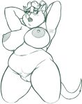  2023 anthro areola arms_bent aunt_polly belly big_areola big_breasts biped blush blush_lines breasts breasts_apart cheek_tuft chubby_anthro chubby_female dark_areola dark_eyelids dark_nipples digital_drawing_(artwork) digital_media_(artwork) domestic_cat elderly_anthro elderly_female embarrassed eyebrows eyelashes eyelids eyewear facial_tuft felid feline felis female female_anthro fur fur_tuft genitals glasses hair hair_bun half-closed_eyes hands_behind_head hi_res looking_away mammal mature_anthro mature_female monochrome narrowed_eyes nipples nude nude_anthro nude_female old open_mouth pince-nez portrait pose pubes pussy redout short_hair solo standing tail teeth thick_thighs three-quarter_portrait tom_sawyer_(2000_film) tongue tuft 