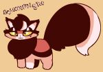  black_body black_fur domestic_cat felid feline felis female feral fur hi_res mammal pink_body pink_fur smile solo squirrelflight_(warriors) warriors_(cats) white_body white_fur yakkotsuki 