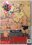  absurd_res anthro bandai_namco barcode blue_eyes bluewollvieh body_hair bulge clothed clothing cover digimon digimon_(species) embarrassed embarrassed_nude_anthro embarrassed_nude_male felid hair happy_trail hi_res leomon lion magazine magazine_cover male mammal mane mane_hair muscular muscular_anthro muscular_male nanimon nipples one_eye_closed pantherine qr-code scar solo underwear wink 