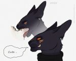  anthro artist_asney black_body black_fur domestic_cat fangs felid feline felis fellatio fur genitals hi_res humanoid male male/male mammal meme open_mouth oral oriental_shorthair penile penis piercing reaction_meme sex shorthair sucking_dick teeth tongue white_body white_fur 