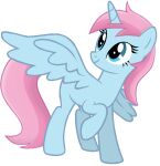  blue_body blue_eyes blue_skin equid equine fan_character female friendship_is_magic hasbro horn horse mammal mane my_little_pony pink_mane pink_tail pony solo tail tank_legendary_man water_lilly winged_unicorn wings 