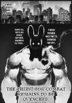  &lt;3 abs anthro black_and_white city city_skyline comic english_text hi_res instinct lagomorph leporid male mammal monochrome muscular neon_lights night nipples peculiart rabbit shadow simple_background solo spotlights text white_eyes 