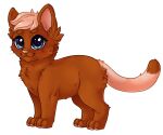  all_fours ambiguous_gender bluefirewings blush brown_body brown_fur circle_eyebrows domestic_cat eyebrows felid feline felis feral fur hasbro head_tuft littlest_pet_shop lps_1170 mammal markings paws smile solo tail tail_markings tuft 