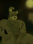  absurd_res anonymous_artist anthro five_nights_at_freddy&#039;s five_nights_at_freddy&#039;s_3 hi_res lagomorph leporid male male/male mammal masturbation rabbit scottgames solo springtrap_(fnaf) 