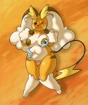  anthro areola beady_eyes belly_grab big_breasts big_ears black_eyes blush breast_grab breasts brown_areola brown_body brown_fur brown_nipples disembodied_hand disembodied_penis duo eyelashes fakemon female floppy_ears fur fusion generation_1_pokemon generation_4_pokemon genitals grope groping_breasts hand_on_breast hi_res hybrid jusaguy lop_ears lopunny male navel nintendo nipples nude orange_background orange_body orange_fur overweight overweight_female penis pokemon pokemon_(species) pokemon_fusion puffed_cheeks raichu rosy_cheeks sex simple_background solo_focus thick_thighs thigh_sex white_body white_fur wide_hips yellow_body yellow_fur 