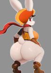  absurd_res anthro big_breasts big_butt breasts butt capikeeta dragon_ball dragon_ball_super female hi_res looking_back smile sorrel 