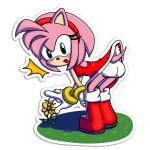  1:1 2022 alpha_channel amy_rose anthro bisonvega blush blush_stickers boots bracelet butt clothing dress eulipotyphlan female flower footwear fur gloves handwear hedgehog jewelry leaning leaning_forward looking_at_viewer looking_back looking_back_at_viewer mammal open_mouth panties pink_body pink_fur plant red_boots red_clothing red_dress red_footwear red_hairband sega shocked solo sonic_the_hedgehog_(series) surprise tail tan_body tan_skin underwear upskirt white_clothing white_gloves white_handwear white_panties white_underwear 