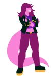  anarchy_puppet anthro big_tail bracelet deltarune female hair hi_res humanoid jewelry purple_body purple_hair solo spiked_bracelet spikes susie_(deltarune) tail teeth toothy_grin undertale_(series) 