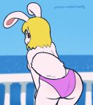  animal_humanoid animated anthro big_butt blonde_hair brown_eyes butt carrot_(one_piece) clothing female fur hair humanoid lagomorph lagomorph_humanoid leporid leporid_humanoid mammal mammal_humanoid mostly_nude one_piece oofrowdy panties pink_clothing pink_panties pink_underwear rabbit rabbit_ears rabbit_humanoid scut_tail shaking_butt short_tail solo solo_focus tail thick_tail thick_thighs underwear white_body white_fur 