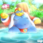  absurd_res anthro big_butt big_penis butt chubby_male duo feral genitals hi_res humanoid king_dedede kirby kirby_(series) male male/male murderdroid_(artist) nintendo penis solo 