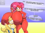  anthro archie_comics balls beach big_breasts blush breasts canid canine canis duo echidna erection female genitals hi_res huge_breasts interspecies lien-da male male/female mammal mklancer00 monotreme nipples seaside sega sonic_the_hedgehog_(archie) sonic_the_hedgehog_(comics) sonic_the_hedgehog_(series) wolf 