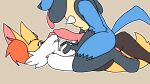  animated anthro black_nose blue_body blue_fur bodily_fluids braixen breast_grab breasts brown_eyes butt canid canine collar duo ears_up female fennec fluffy fluffy_body fluffy_tail fox fur generation_4_pokemon generation_6_pokemon genital_fluids genitals grey_body hand_on_breast hepicant hi_res long_ears long_penis lucario male male/female mammal nintendo open_mouth penis pink_nose pink_penis pokemon pokemon_(species) pose precum smile spiked_collar spikes spikes_(anatomy) tail tuft white_body white_fur yellow_body yellow_fur 