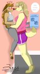  &lt;3 2023 absurd_res accent anthro bedroom_eyes bird_dog blonde_hair blue_eyes blush blushing_profusely bottomwear bra brown_body brown_fur brown_markings canid canine canis capreoline clothing cloven_hooves deer demigirl_pride_colors dessert digital_media_(artwork) discord_(app) domestic_dog doughnut duo ears_down english_text exclamation_point female female/female food freckles fur girly golden_retriever great_dane gym_clothing hair hazel_(zer0rebel4) hi_res hooves how_to_talk_to_short_people hunting_dog interspecies lauren_phillips_lifting_alice_merchesi lesbian_pride_colors lgbt_pride lifting lifting_another mammal markings mastiff meme mixed_breed molosser narrowed_eyes neck_scar patreon paws payge_(zer0rebel4) pinned pinned_to_wall pivoted_ears pride_colors purple_eyes retriever scar seductive shirt shocked shorts sign size_difference size_play smile sports_bra sweatpants tan_body tan_fur tan_hair tank_top text topwear underwear url white-tailed_deer white_body white_fur white_markings yellow_body yellow_fur yellow_markings zer0rebel4 