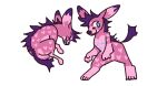  alpha_channel animated anthro emilz_(guncht) felid feline fur guncht hybrid hyena male mammal pink_body pink_fur serval simple_background smile solo trans_(lore) trans_man_(lore) transparent_background 