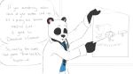 16:9 anthro bear boogerman_(character) doctor el_brapitto english_text eyewear giant_panda glasses hi_res male mammal medical_instrument necktie scientific_instrument smile solo text widescreen 