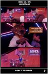  2023 3d_(artwork) alcohol anthro bar_counter beverage bizyvore canid canine canis comic counter dialogue digital_media_(artwork) dreamworks duo english_text hi_res male male/male mammal mouse mr._wolf_(the_bad_guys) murid murine rodent size_difference text the_bad_guys vore wolf 