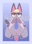  animal_crossing anthro belly big_belly eyewear felid feline frumples genitals glasses male mammal nintendo penis raymond_(animal_crossing) solo talking_to_another thick_thighs tight_fit 