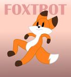  canid canine female flat_colors fox foxtrot foxtrot_(copyright) fur hi_res invalid_tag kpart mammal orange_body orange_fur simple_background solo tail toony ukraine 